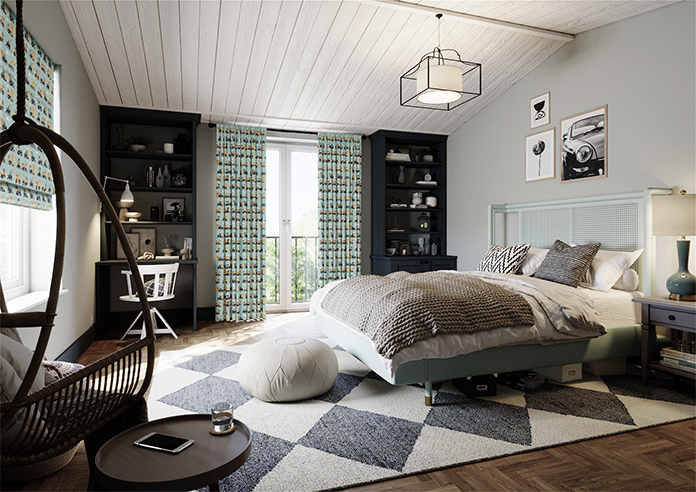 Construction Crew, Digger - Made to Measure Curtains - Image 7